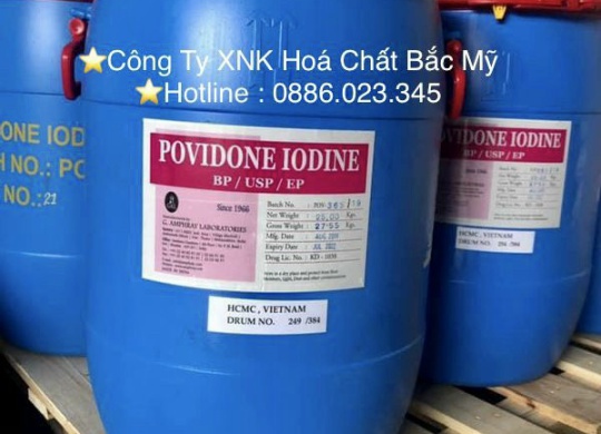 ⭐POVIDONE IODINE 12% NGUYÊN LIỆU ẤN ĐỘ